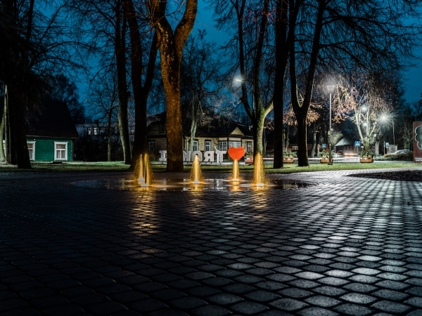 A Fountain Lighting Project in Europe