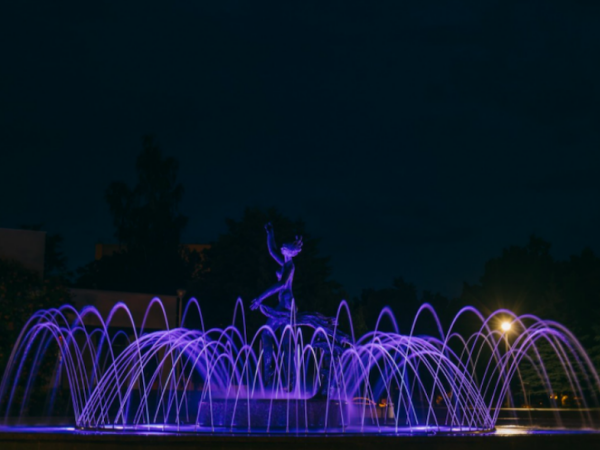 A Fountain Lighting Project in Europe
