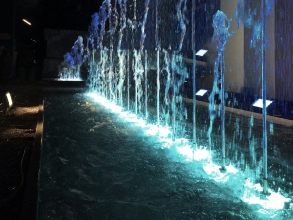 A Fountain Lighting Project in Europe